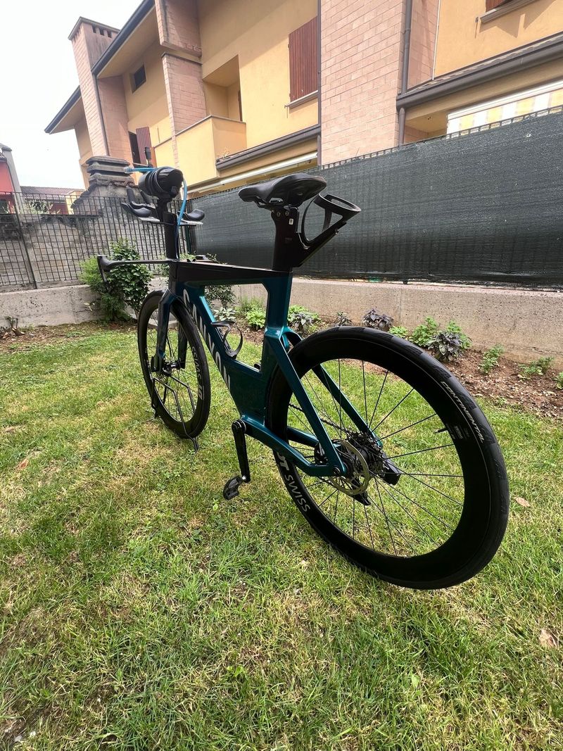 Canyon Speedmax SRAM Rival eTap AXS 2022 Road & Gravel de segunda mano, Verde — imagen 8 de 9