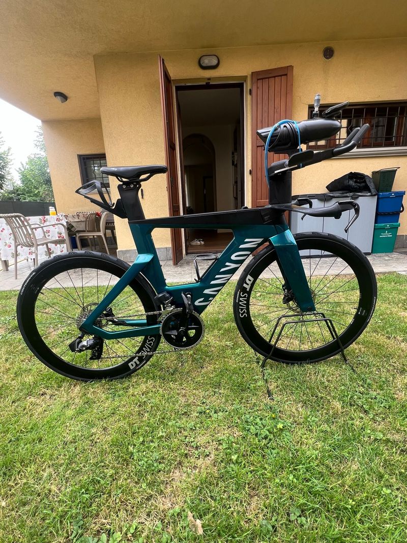 Canyon Speedmax SRAM Rival eTap AXS 2022 Road & Gravel de segunda mano, Verde — imagen 3 de 9
