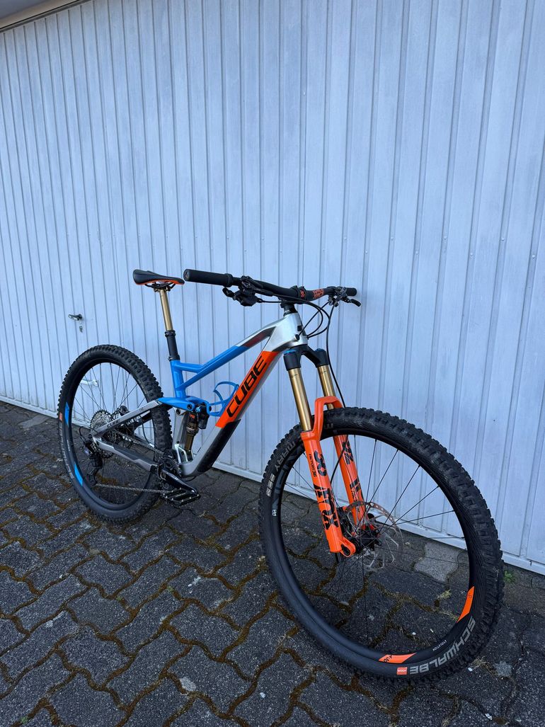 Used CUBE STEREO 150 C:62 SL 29 2020 2020 Mountainbike, Hellgrau, 29 — image 2 of 10