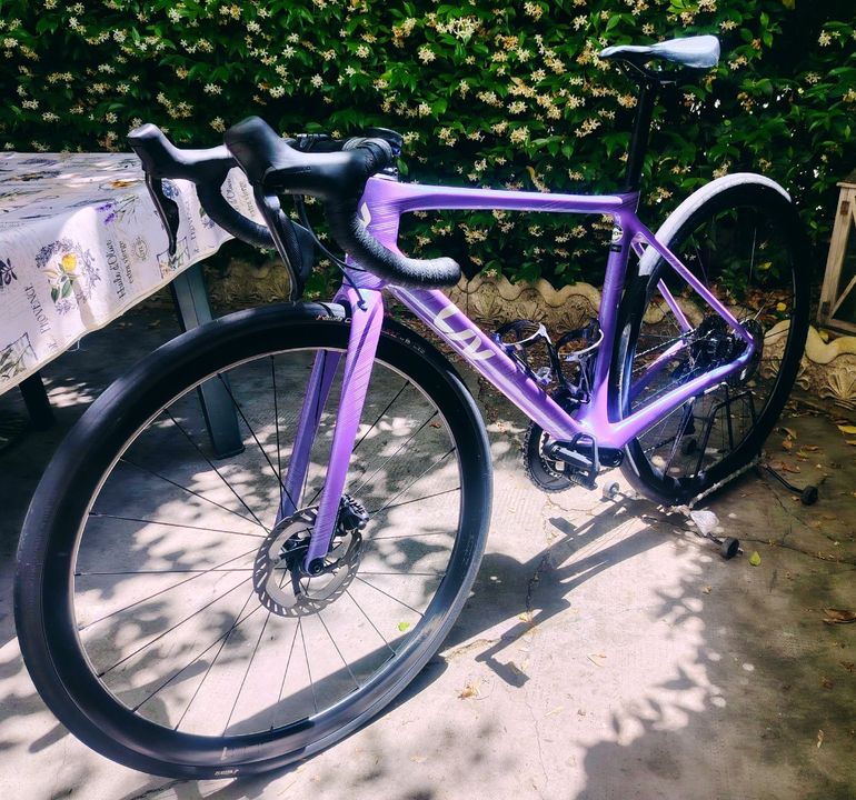 Used Liv Langma Advanced Pro Disc 0 Pro Compact 2024 2024 Road & Gravel, Morado — image 2 of 9