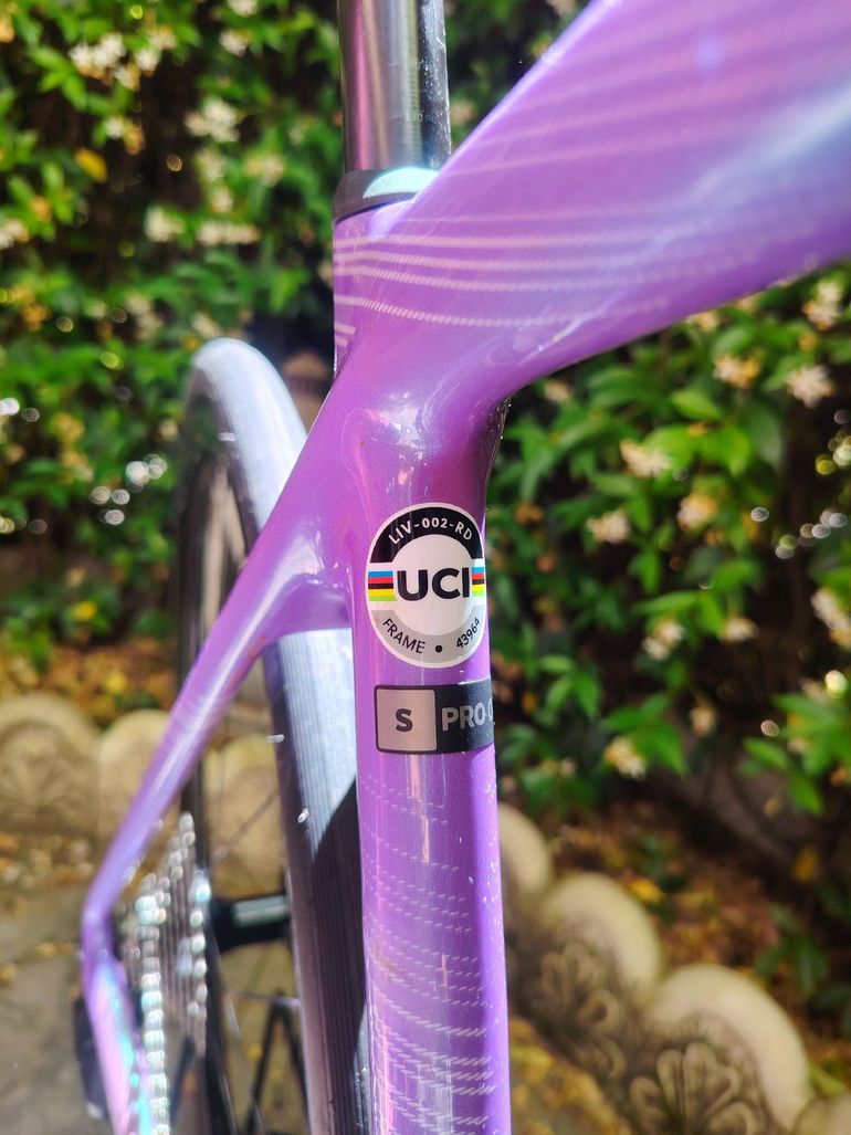 Used Liv Langma Advanced Pro Disc 0 Pro Compact 2024 2024 Road & Gravel, Morado — image 9 of 9