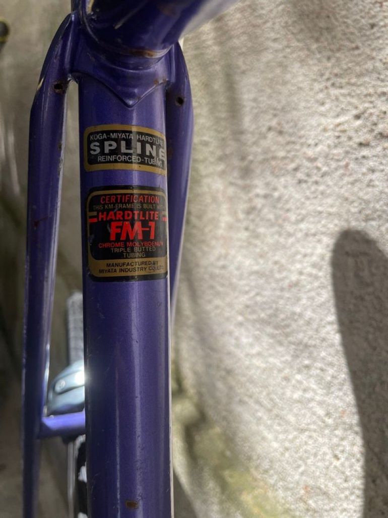 Used Koga Koga Miyata Vintage Rennrad Tiagra 66 Cm 1990 Urban, Viola — image 2 of 15