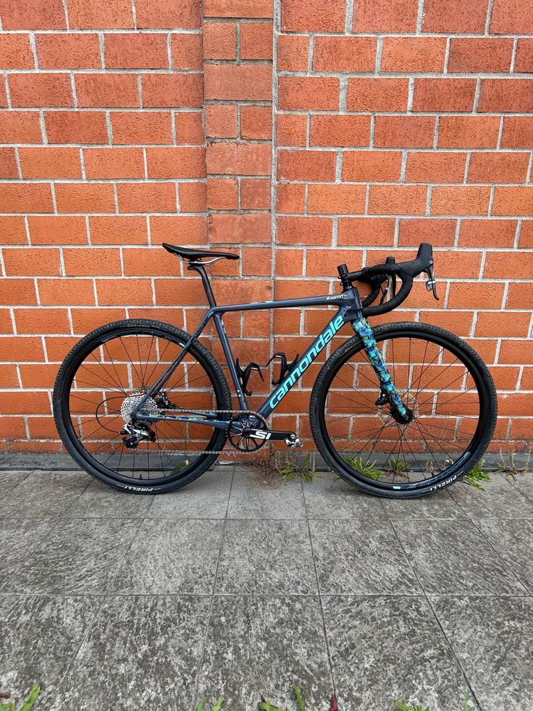 Used Cannondale SuperX Apex 1 2018 2018 Road & Gravel, Blue — image 1 of 4