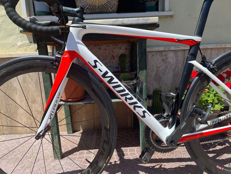Used Specialized Men's S-Works Tarmac 2018 2018 Road & Gravel, White — image 3 of 9