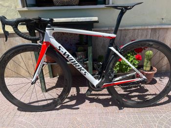 Used Specialized Men's S-Works Tarmac 2018 2018 Road & Gravel, White — image 6 of 9