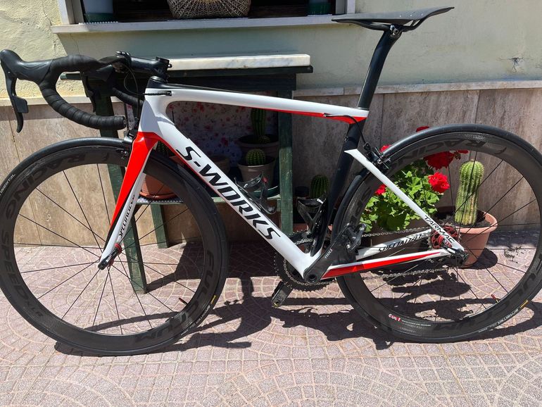 Used Specialized Men's S-Works Tarmac 2018 2018 Road & Gravel, White — image 6 of 9