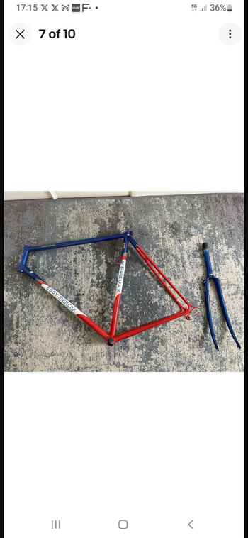 Used Eddy Merckx Eddy Merckx Custom Frameset 1990 Road & Gravel — image 2 of 9