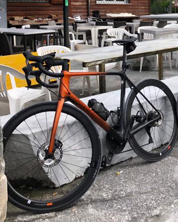Used Giant TCR Advanced Pro Disc 0 Ultegra Di2 2022 2022 Road & Gravel, Orange — image 3 of 3