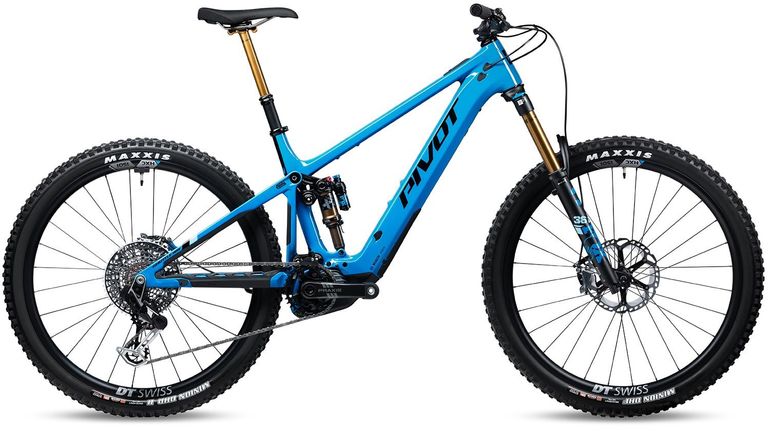 Used Pivot SHUTTLE AM Team XX Eagle Transmission w/ Carbon Wheels 2024 2024 Mountainbike, Blue, 29 — image 5 of 5