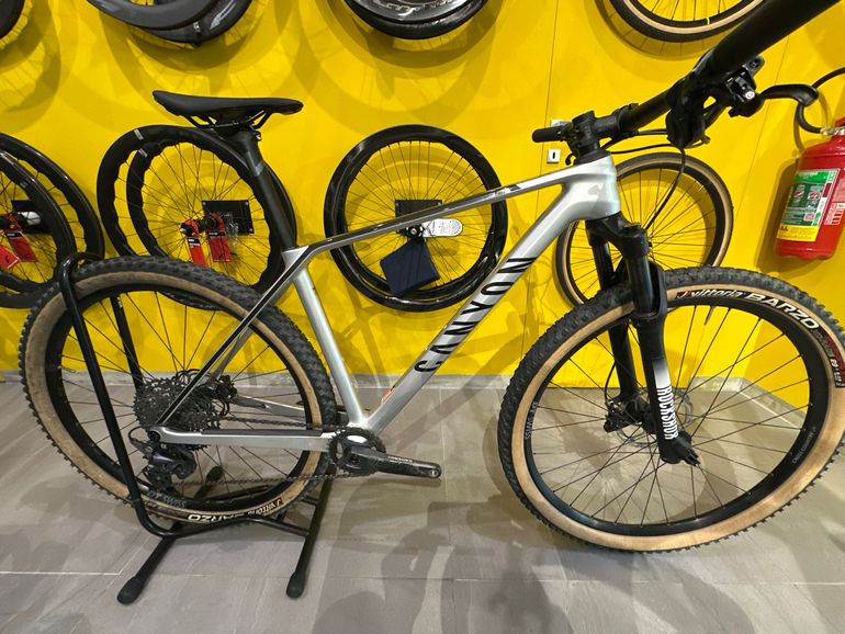 Used Canyon Exceed CF 8 2022 2022 Mountainbike, Light Gray, 29 — image 2 of 7