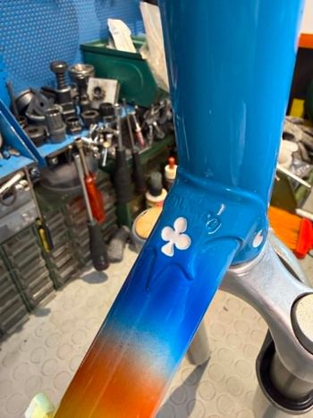 Used Colnago Tecnos. Colorazione MAPEI. Forcella Parigi Roubaix Frameset 1990 Road & Gravel, Blau — image 15 of 19