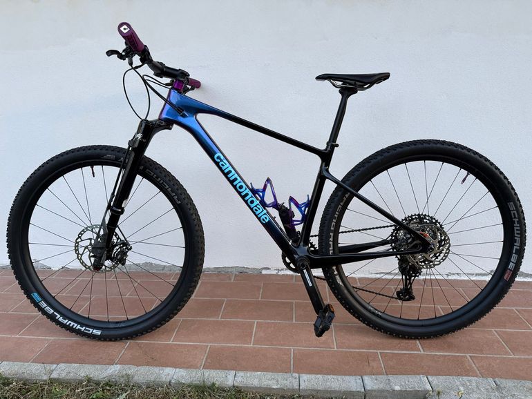 Cannondale Scalpel Shimano Deore XT 2025 Mountainbike usato, Viola — immagine 2 di 16