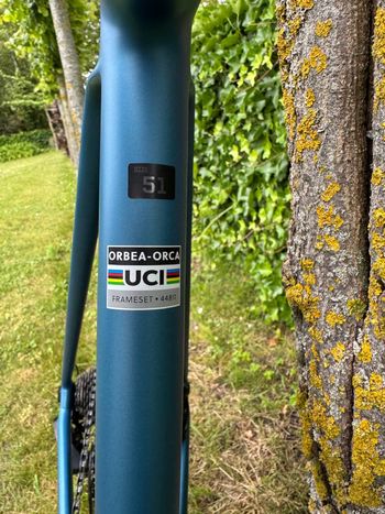 Used Orbea ORCA M30i 2025 2025 Road & Gravel, Blue — image 9 of 11