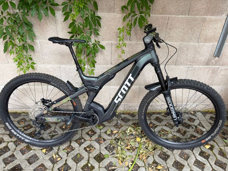 Gebrauchtes Scott Patron ERIDE 920 (2023/2024) – Top Fully, 750Wh 2023 Mountainbike, Grün — Bild 5 von 16