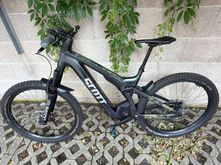 Gebrauchtes Scott Patron ERIDE 920 (2023/2024) – Top Fully, 750Wh 2023 Mountainbike, Grün — Bild 4 von 16