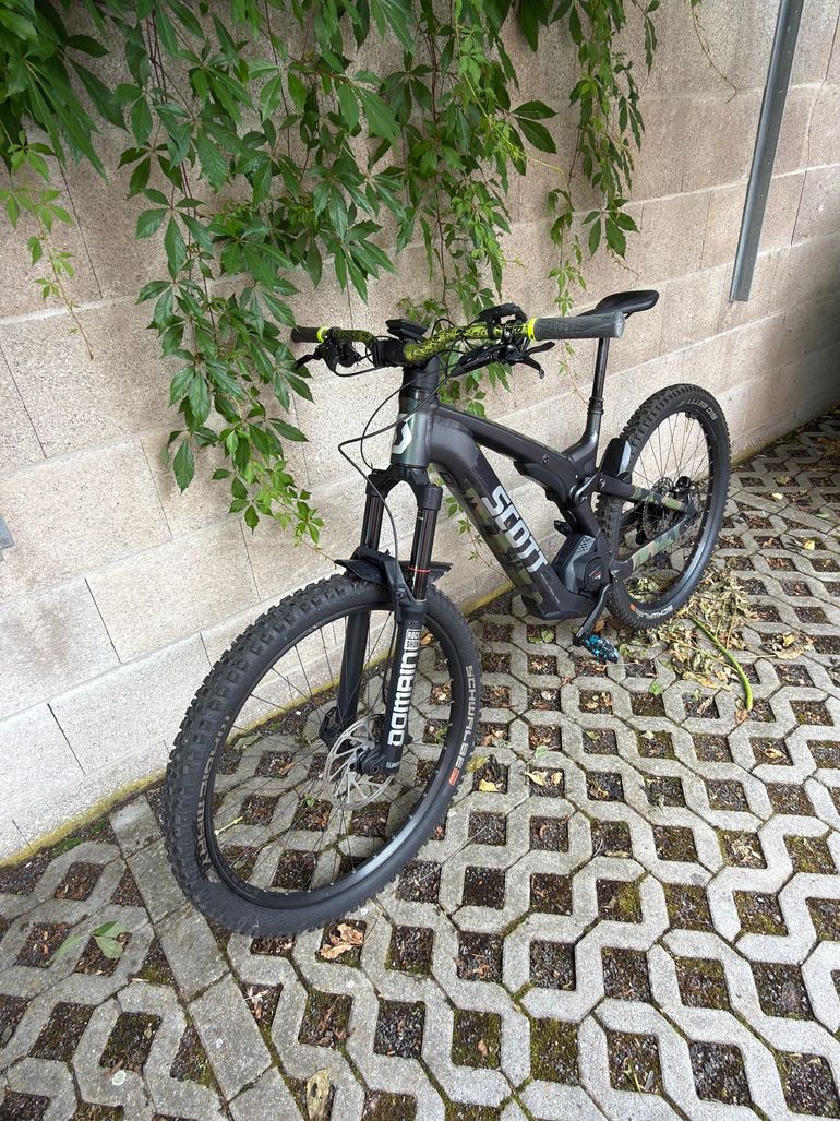 Gebrauchtes Scott Patron ERIDE 920 (2023/2024) – Top Fully, 750Wh 2023 Mountainbike, Grün — Bild 1 von 16