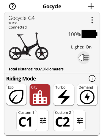 Used Gocycle G4 2021 Urban, Schwarz — image 11 of 14