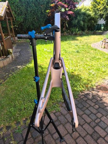 Used SCOR Scor 4060 LT Gr.M Powder Rose Rockshox Super Deluxe Select+ Frameset 2025 Mountainbike, Red — image 4 of 12