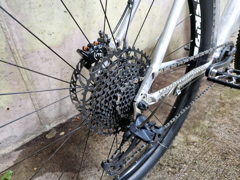 Used Custom Custom Custom SRAM GX Eagle 2020 Mountainbike, Grigio chiaro — image 11 of 15
