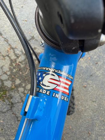 Used Cannondale Cannondale F500 ATB Bike Headshok Size L 2000 Mountainbike, Blue — image 10 of 18