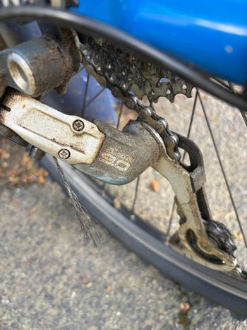 Used Cannondale Cannondale F500 ATB Bike Headshok Size L 2000 Mountainbike, Blue — image 3 of 18