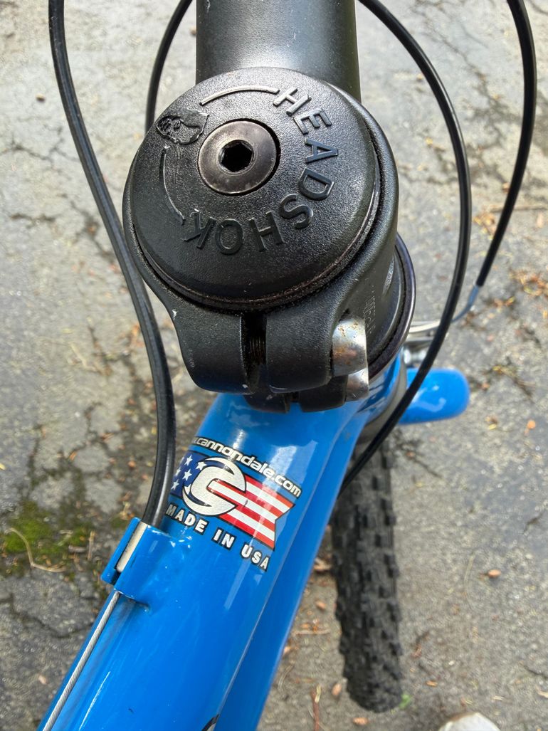Used Cannondale Cannondale F500 ATB Bike Headshok Size L 2000 Mountainbike, Blue — image 15 of 18