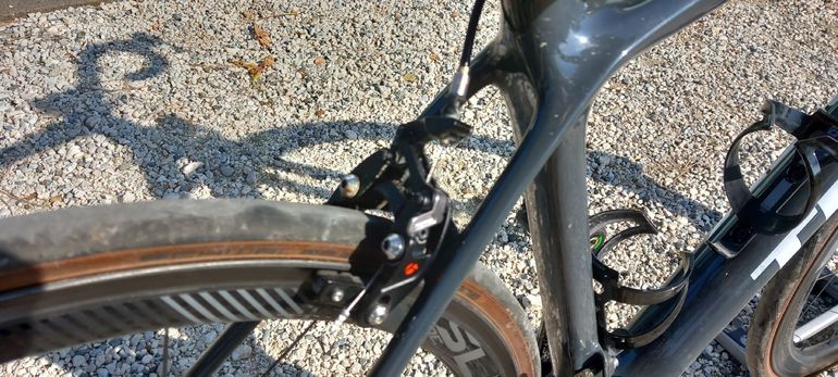 Used Trek Émonda SLR 8 2018 2018 Road & Gravel, Grigio chiaro — image 6 of 7