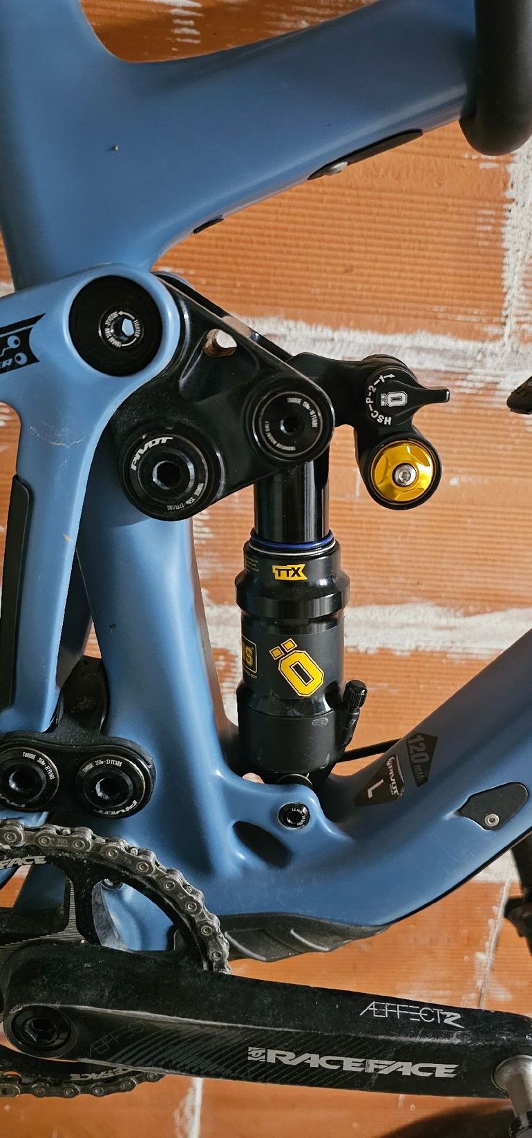 Used Pivot Trail SRAM X01 Eagle AXS 2021 Mountainbike, Blue — image 4 of 6