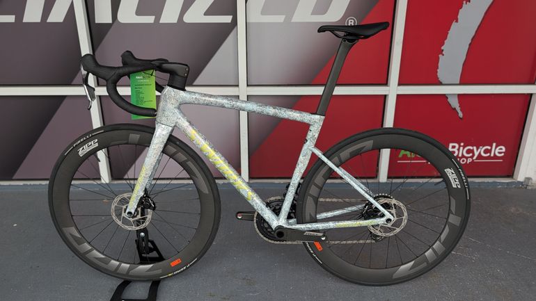 Used Specialized S-Works Tarmac SL8 Frameset 2025 2025 Road & Gravel, Light Gray — image 2 of 5