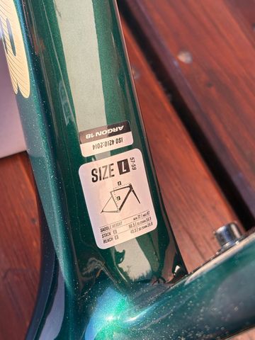 Used Argon 18 Sum Frameset 2025 Road & Gravel, Green — image 10 of 23