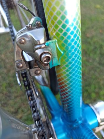Used Ravazzolo Bicicletta Da Corsa Vintage, Realizzata Artigianalmente Dal Celebre Telaista Ravazzolo Di Spinea (VE) Con Tubazioni In Acciaio Columbus Di Altissima Gamma. 1982 Road & Gravel, Blu — image 13 of 17