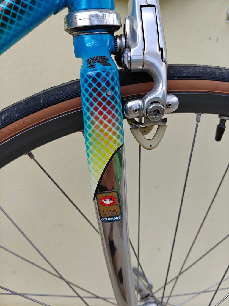 Used Ravazzolo Bicicletta Da Corsa Vintage, Realizzata Artigianalmente Dal Celebre Telaista Ravazzolo Di Spinea (VE) Con Tubazioni In Acciaio Columbus Di Altissima Gamma. 1982 Road & Gravel, Blu — image 15 of 17