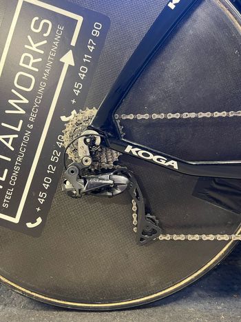 Koga Custom Shimano Ultegra Di2 2014 Road & Gravel de segunda mano, Negro — imagen 15 de 19