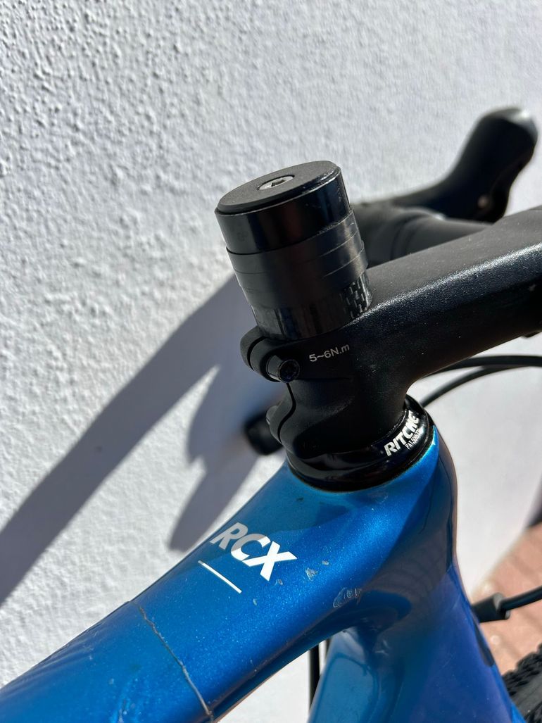 Used Van rysel RCX CF GRX Carbon Cyclocross Bike 2024 2024 Road & Gravel, Blue — image 6 of 10