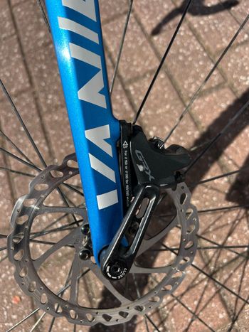 Used Van rysel RCX CF GRX Carbon Cyclocross Bike 2024 2024 Road & Gravel, Blue — image 9 of 10