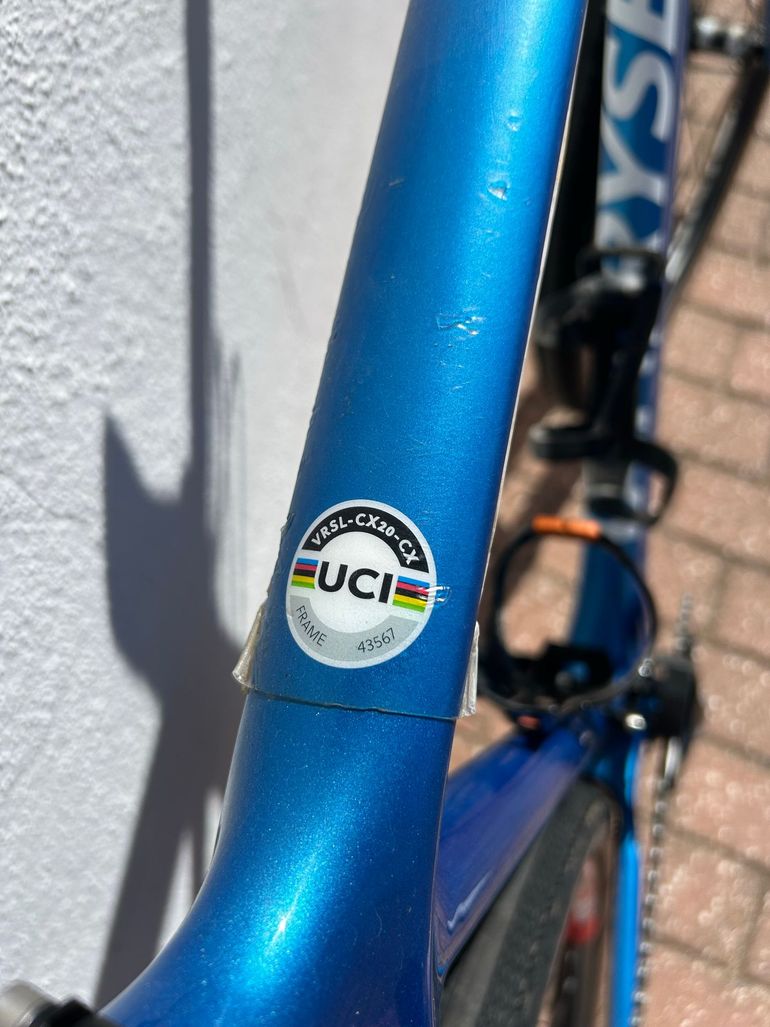 Used Van rysel RCX CF GRX Carbon Cyclocross Bike 2024 2024 Road & Gravel, Blue — image 7 of 10