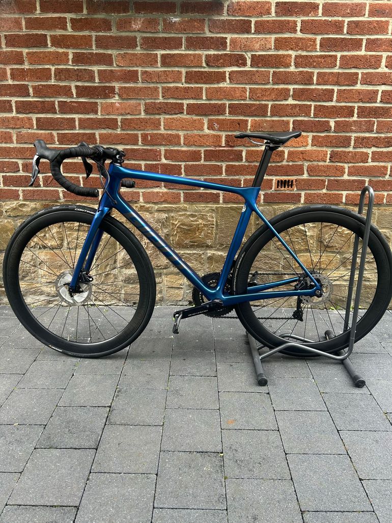 Used Giant TCR Advanced Pro 0 Disc 2021 2021 Road & Gravel, Blue — image 2 of 10