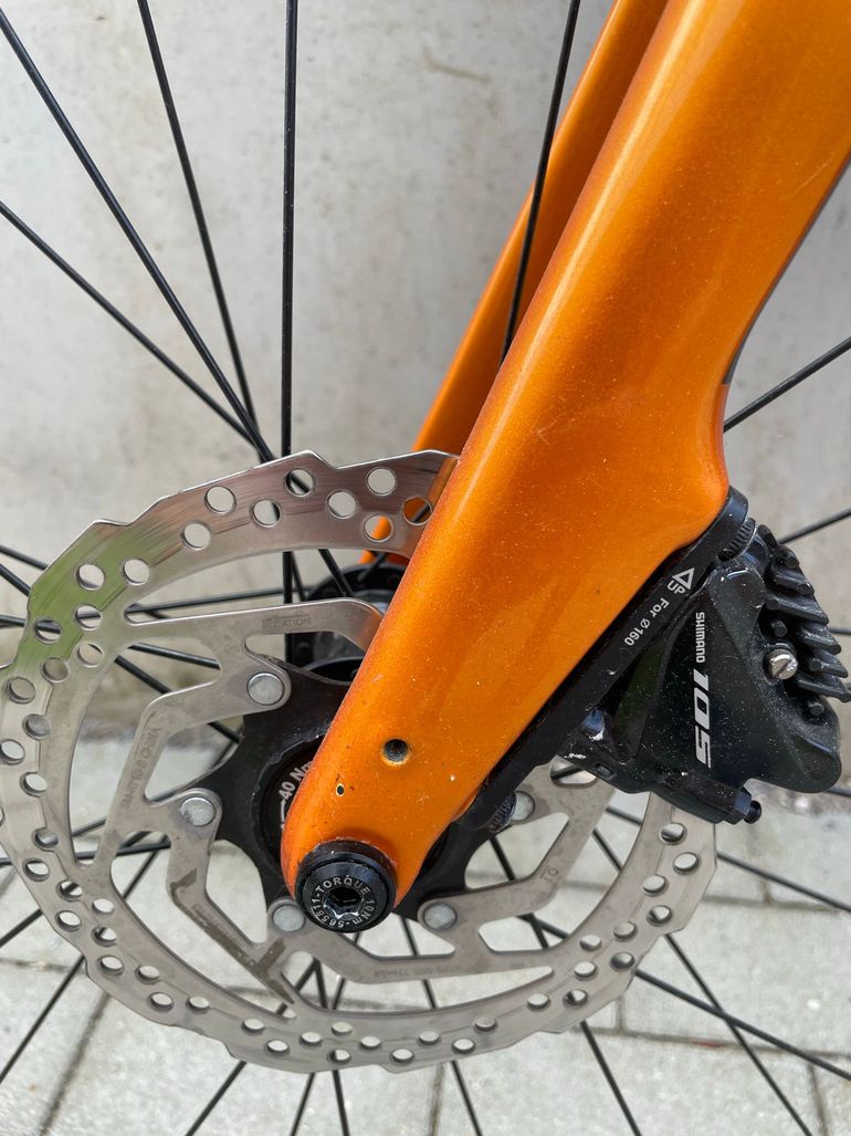 Used Trek Domane AL 5 Disc 2021 2021 Road & Gravel, Orange — image 5 of 14