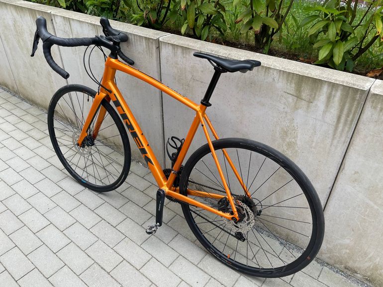 Used Trek Domane AL 5 Disc 2021 2021 Road & Gravel, Orange — image 2 of 14