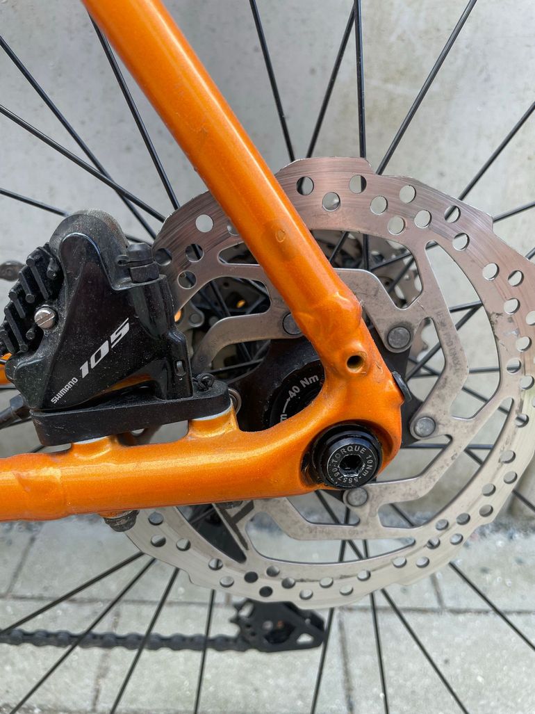 Used Trek Domane AL 5 Disc 2021 2021 Road & Gravel, Orange — image 6 of 14