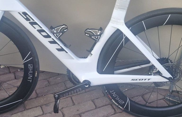 Used Scott Scott Foil RC (2025) - Custom Gloss White - SRAM Red AXS D1 2025 Road & Gravel — image 2 of 12