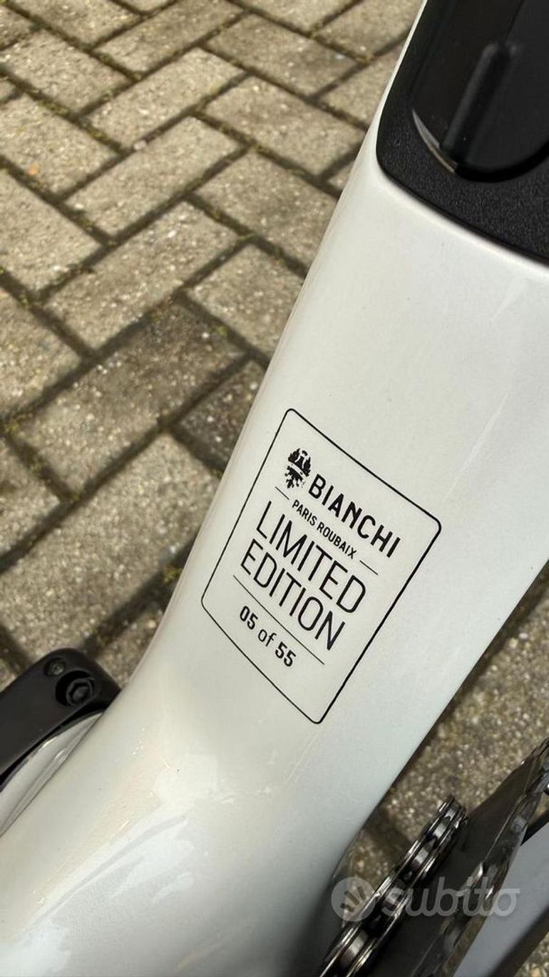 Used Bianchi INFINITO PARIS-ROUBAIX 2026 LIMITED EDITION N°5 2026 Road & Gravel, White — image 2 of 26