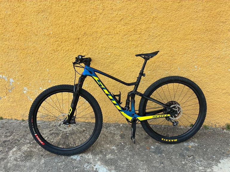 Used Scott Spark RC 900 Team Issue AXS 2020 2020 Mountainbike, Blue, 29 — image 2 of 7