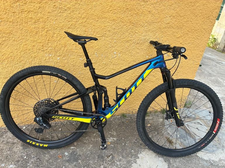 Used Scott Spark RC 900 Team Issue AXS 2020 2020 Mountainbike, Blue, 29 — image 1 of 7
