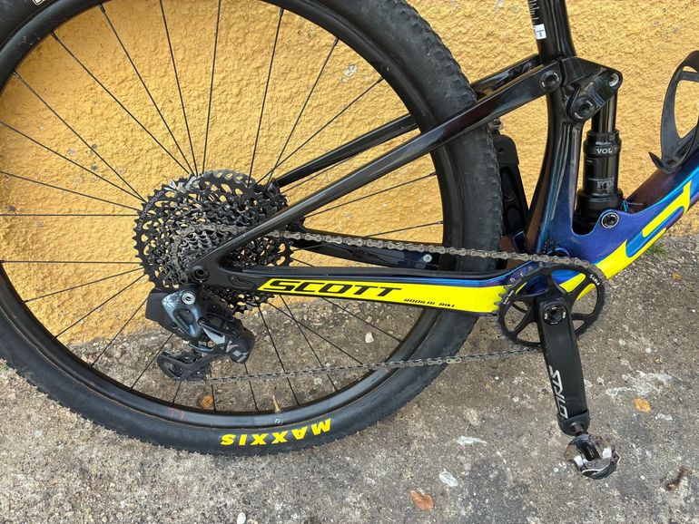 Used Scott Spark RC 900 Team Issue AXS 2020 2020 Mountainbike, Blue, 29 — image 3 of 7