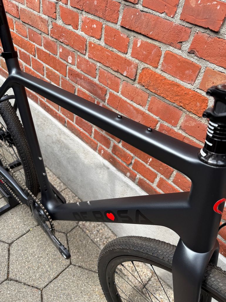 Used De Rosa De Rosa Custom Campagnolo Ekar 2023 Road & Gravel, Light Gray — image 8 of 15