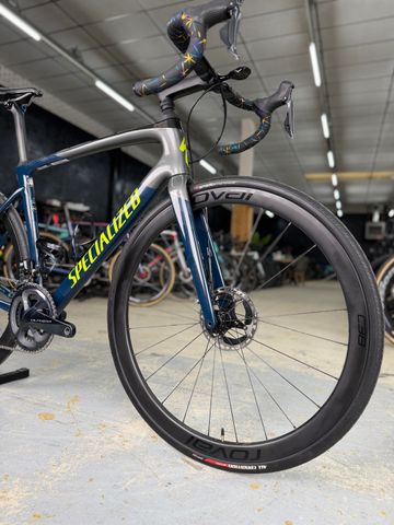 Used Specialized Roubaix Expert 2020 2020 Road & Gravel, Blue — image 3 of 26