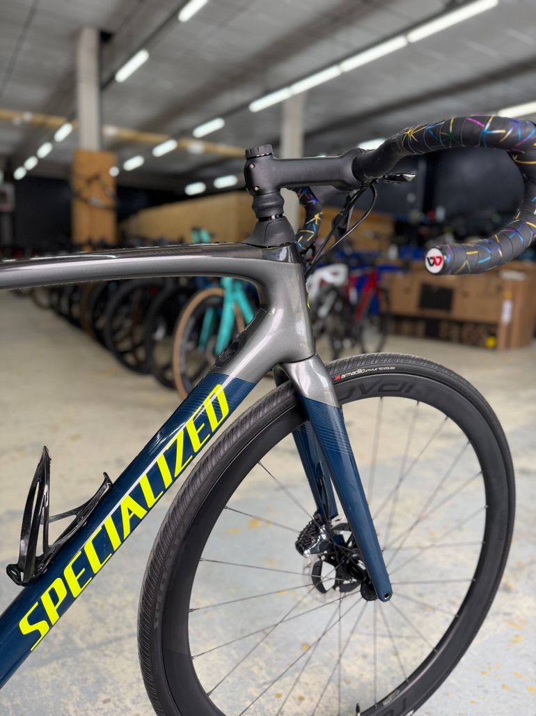 Used Specialized Roubaix Expert 2020 2020 Road & Gravel, Blue — image 8 of 26