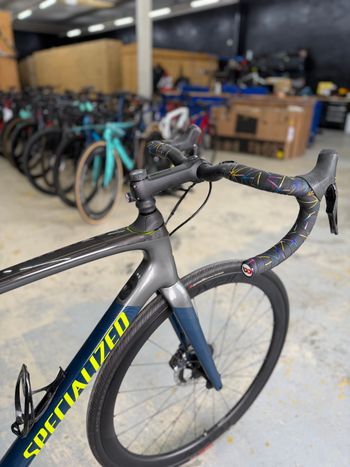 Used Specialized Roubaix Expert 2020 2020 Road & Gravel, Blue — image 9 of 26