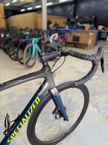 Used Specialized Roubaix Expert 2020 2020 Road & Gravel, Blue — image 9 of 26